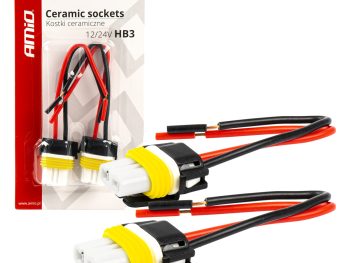 Keramikas kontaktligzdas 2 gab. HB3 9005 12/24V AMIO-03058