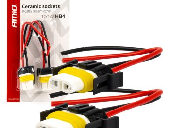 Keramikas kontaktligzdas 2 gab. HB4 9006 AMIO-03059