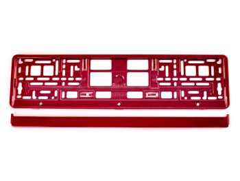 Numura zīmes rāmis - sarkans metālisks AMIO-03171