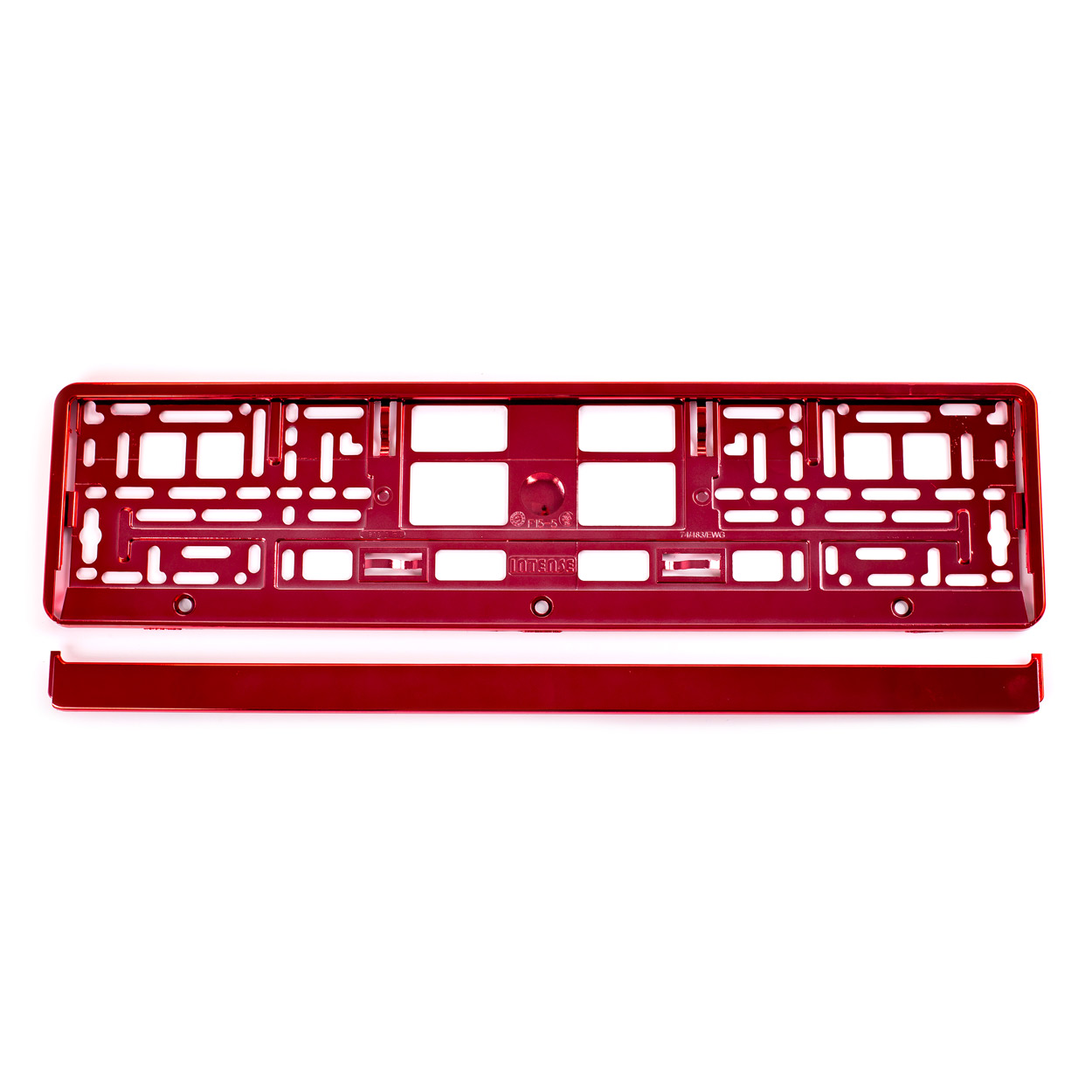 Numura zīmes rāmis - sarkans metālisks AMIO-03171 Numura zīmes rāmis - sarkans metālisks AMIO-03171