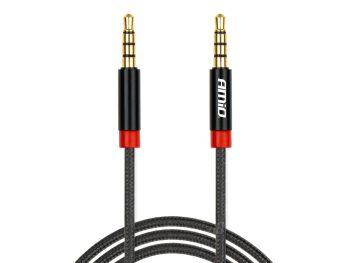AUX kabelis mini ligzda-ligzda 3,5 mm 100 cm AMIO-03269