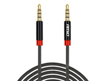 AUX kabelis mini ligzda-jack 3,5mm 200cm AMIO-03270