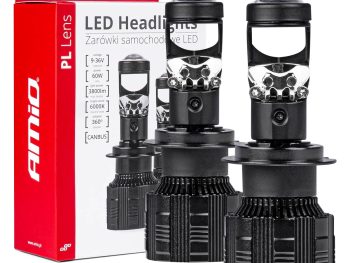 LED priekšējie lukturi H7 PL lēcu sērija AMiO-03668