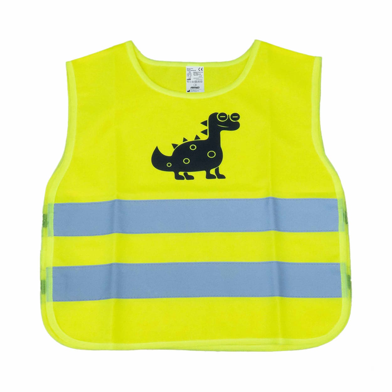 Bērnu drošības veste dzeltena ar sertifikātu DINOSAUR AMIO-03936 Bērnu drošības veste dzeltena ar sertifikātu DINOSAUR AMIO-03936