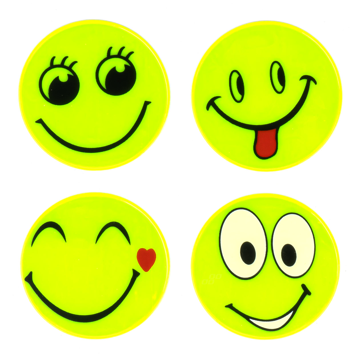 Fluorescējošo uzlīmju komplekts SMILE AMIO-03941 Fluorescējošo uzlīmju komplekts SMILE AMIO-03941