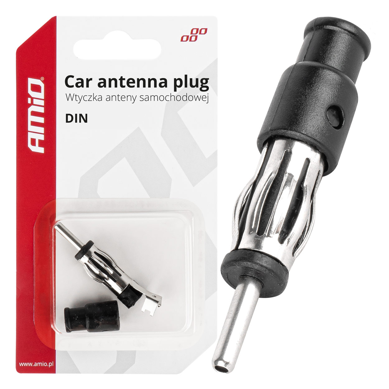 Automašīnas antenas spraudnis DIN AMIO-03969 Automašīnas antenas spraudnis DIN AMIO-03969