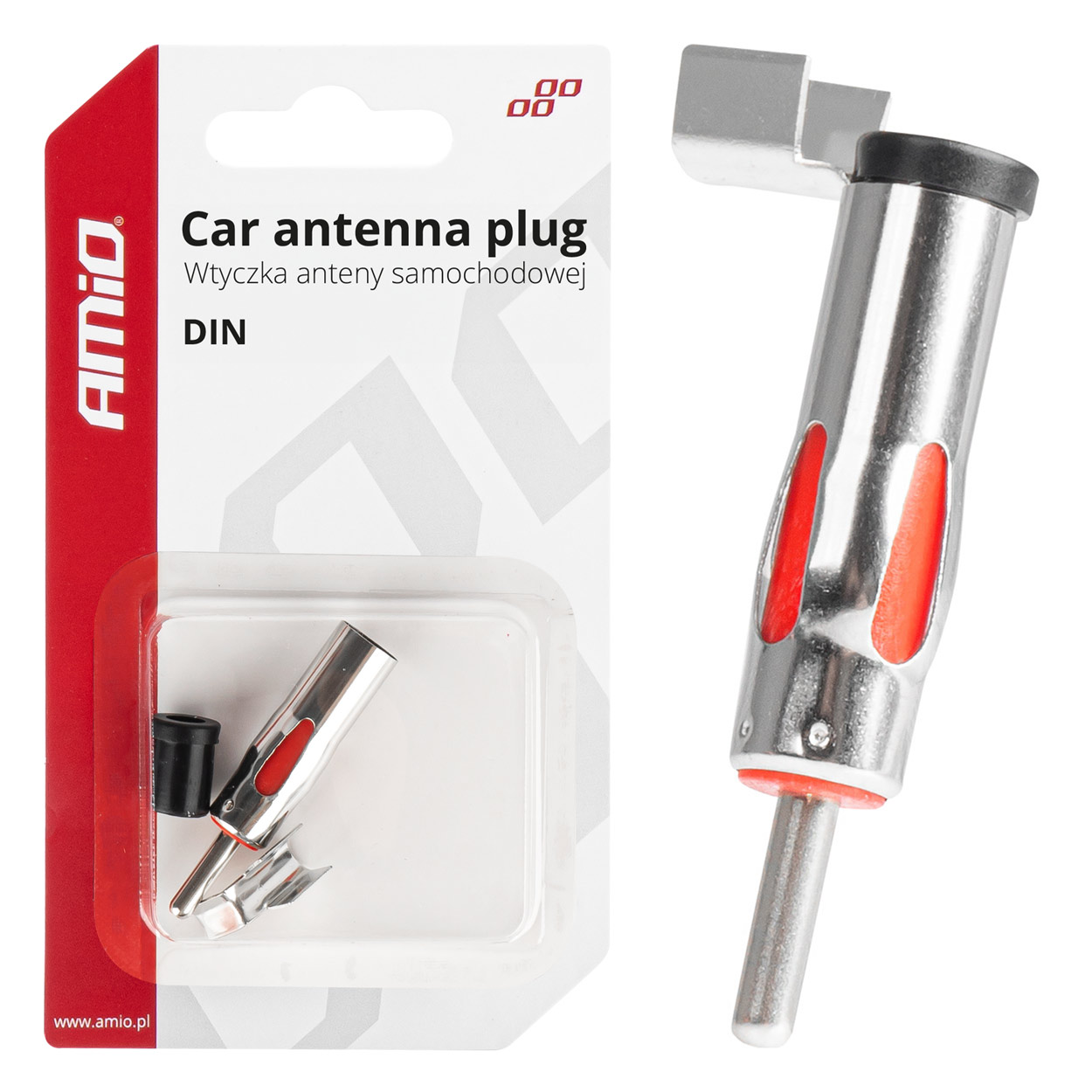 Automašīnas antenas spraudnis DIN AMIO-03970 Automašīnas antenas spraudnis DIN AMIO-03970