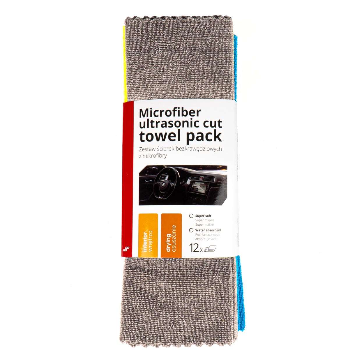 Mikrošķiedras ultraskaņas griešanas dvieļu iepakojums 35x35cm 250g AMIO-03971 Mikrošķiedras ultraskaņas griešanas dvieļu iepakojums 35x35cm 250g AMIO-03971