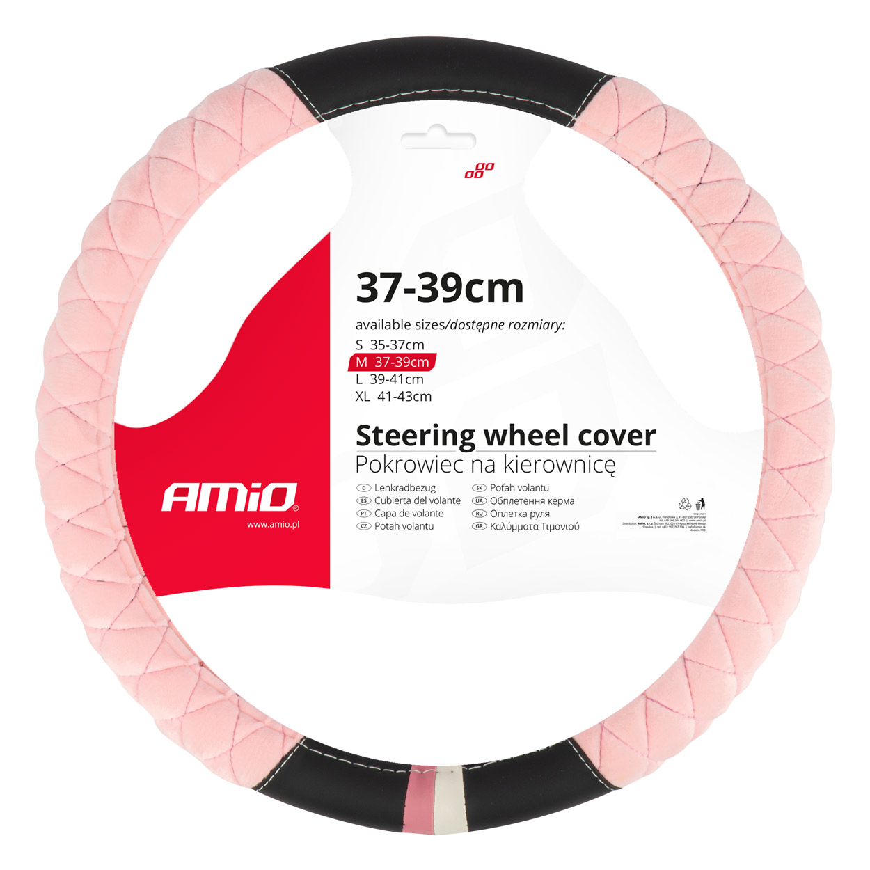 Stūres pārsegs SWC-56-M (37-39 cm) AMIO-04166 Stūres pārsegs SWC-56-M (37-39 cm) AMIO-04166