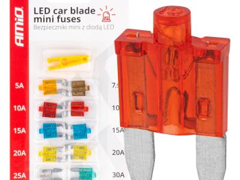 LED automašīnas asmeņu standarta drošinātāji AMIO-04340