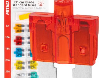 LED automašīnas asmeņu standarta drošinātāji AMIO-04341