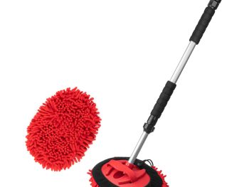 Šenila teleskopiskā caurplūdes mazgāšanas birste 67-100 cm AMIO-04342