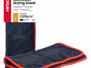 Mikrošķiedras žāvēšanas dvielis 1200gsm 30x40cm AMIO-04491