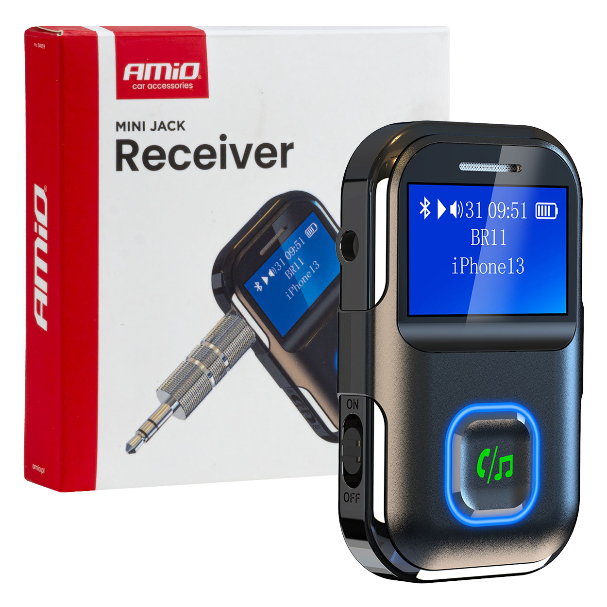 Mini ligzda Uztvērējs AMIO-04659 Mini ligzda Uztvērējs AMIO-04659
