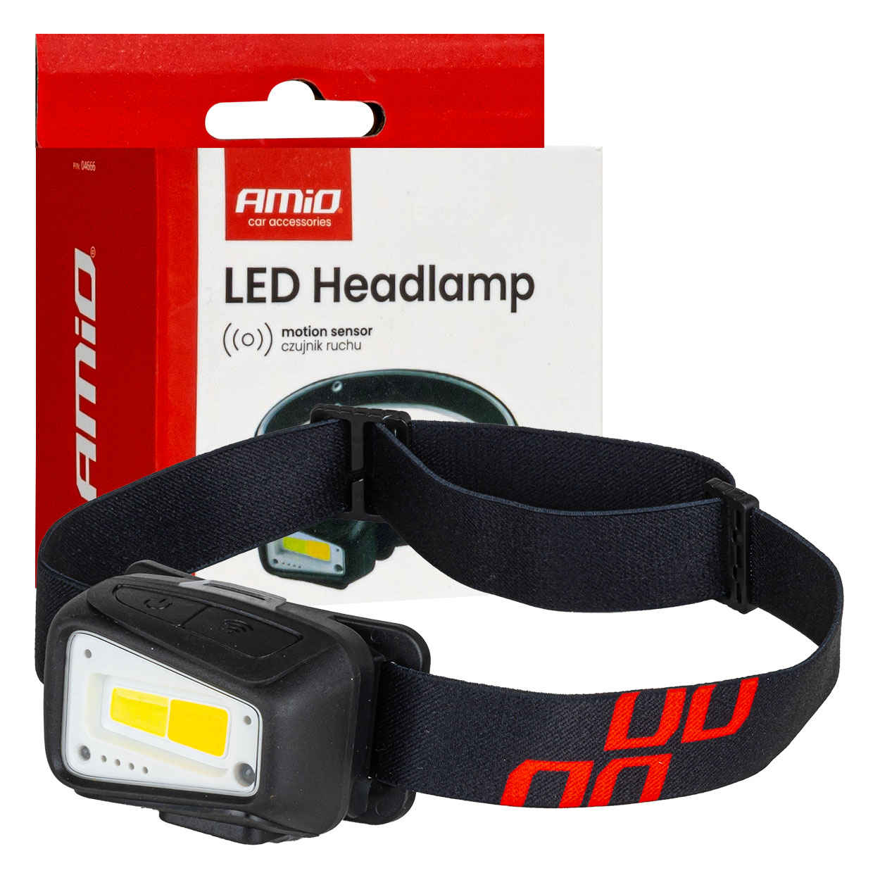 LED galvas lukturis COB 1800mAh (akumulators) AMIO-04666 LED galvas lukturis COB 1800mAh (akumulators) AMIO-04666