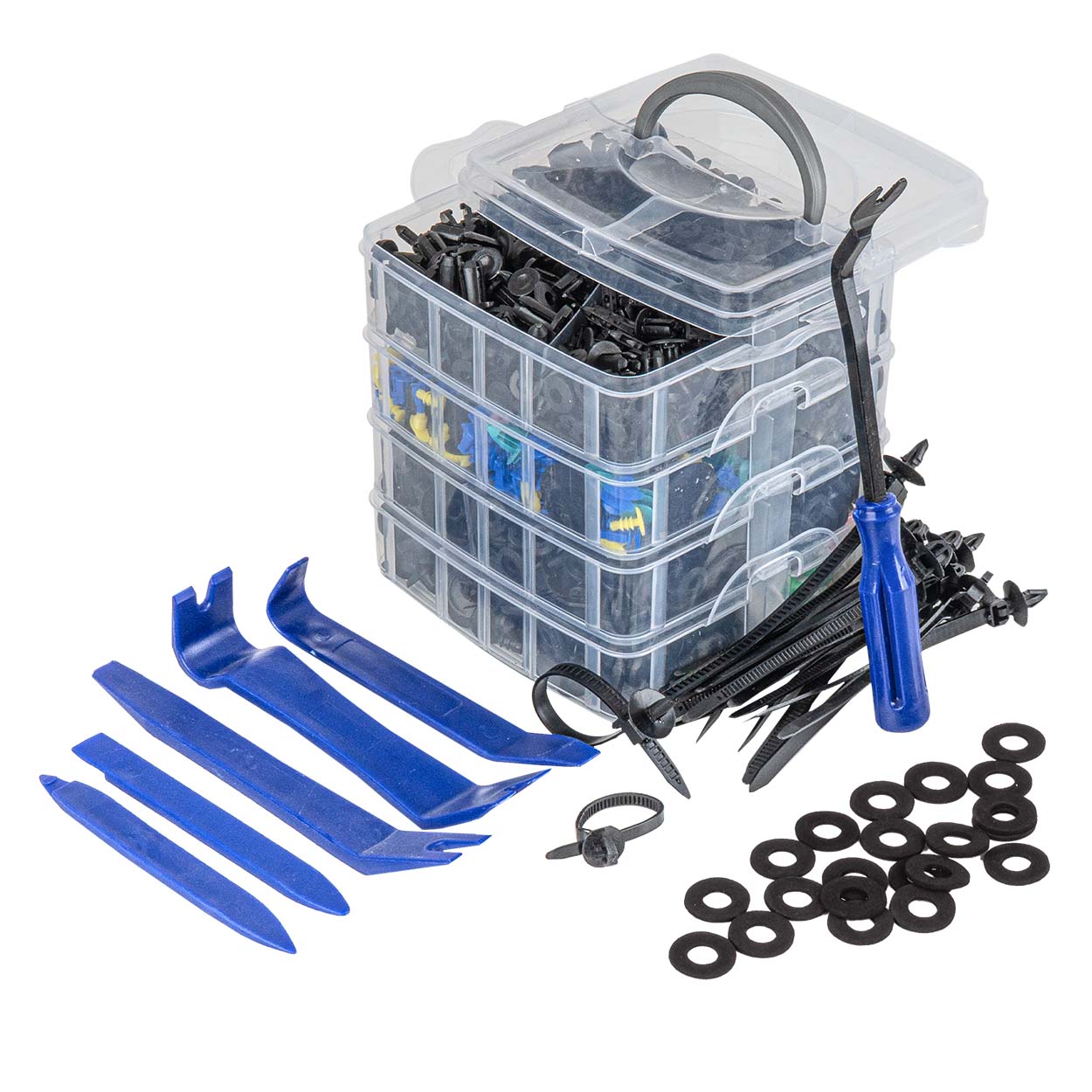 Plastmasas metināšanas iekārta ar skavām 1211 gab. AMIO-04746 Plastmasas metināšanas iekārta ar skavām 1211 gab. AMIO-04746