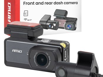 Priekšējā un aizmugurējā videoreģistrators 1K WLAN 256 GB WIFI Full HD AMIO-04799