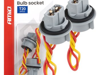 Spuldzes patrona T20 LED 12V W21W WY21W W3x16d 7440 T20 2 gab. AMIO-04833