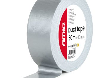 Pelēka līmlente, 48 mm x 50 m x 0,19 mm AMIO-04852