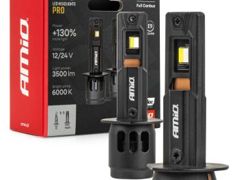 LED priekšējie lukturi F26 PRO sērija LumiTec LIMITED +130% DUO FULL CANBUS H1 12V 24V AMIO-04869