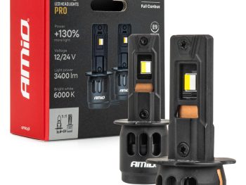 LED priekšējie lukturi F26 PRO sērija LumiTec LIMITED +130% DUO FULL CANBUS H3 12V 24V AMIO-04870