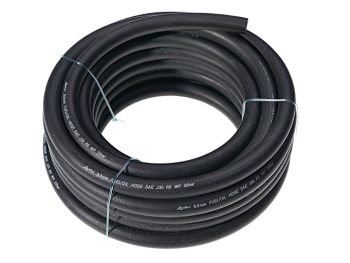 Gumijas degvielas šļūtene, pastiprināta, 3 slāņu, 8 mm, 10 m