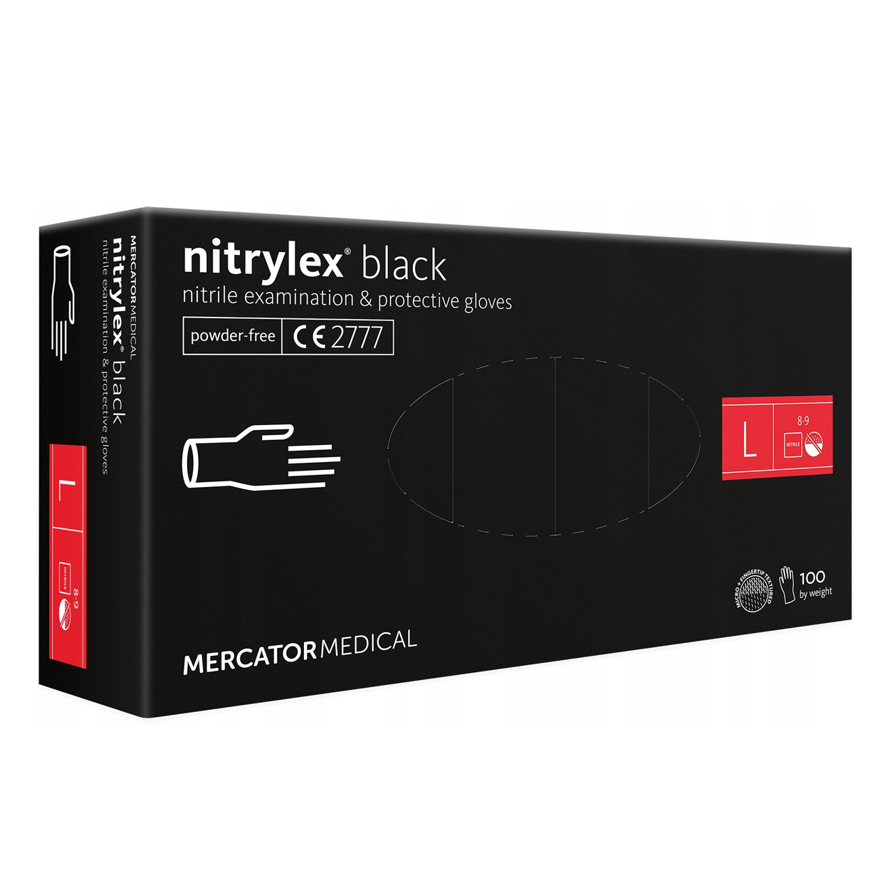 Nitrila aizsargcimdi Nitrylex Basic izmērs L 100 gab. Nitrila aizsargcimdi Nitrylex Basic izmērs L 100 gab.