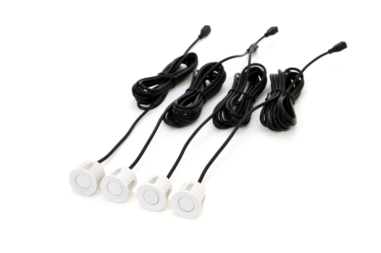 Parkošanās palīgsistēma TFT01 4,3" ar CAM-402 LED 4 sensoriem, balta AMIO-01551 Parkošanās palīgsistēma TFT01 4,3" ar CAM-402 LED 4 sensoriem, balta AMIO-01551 - Image 3