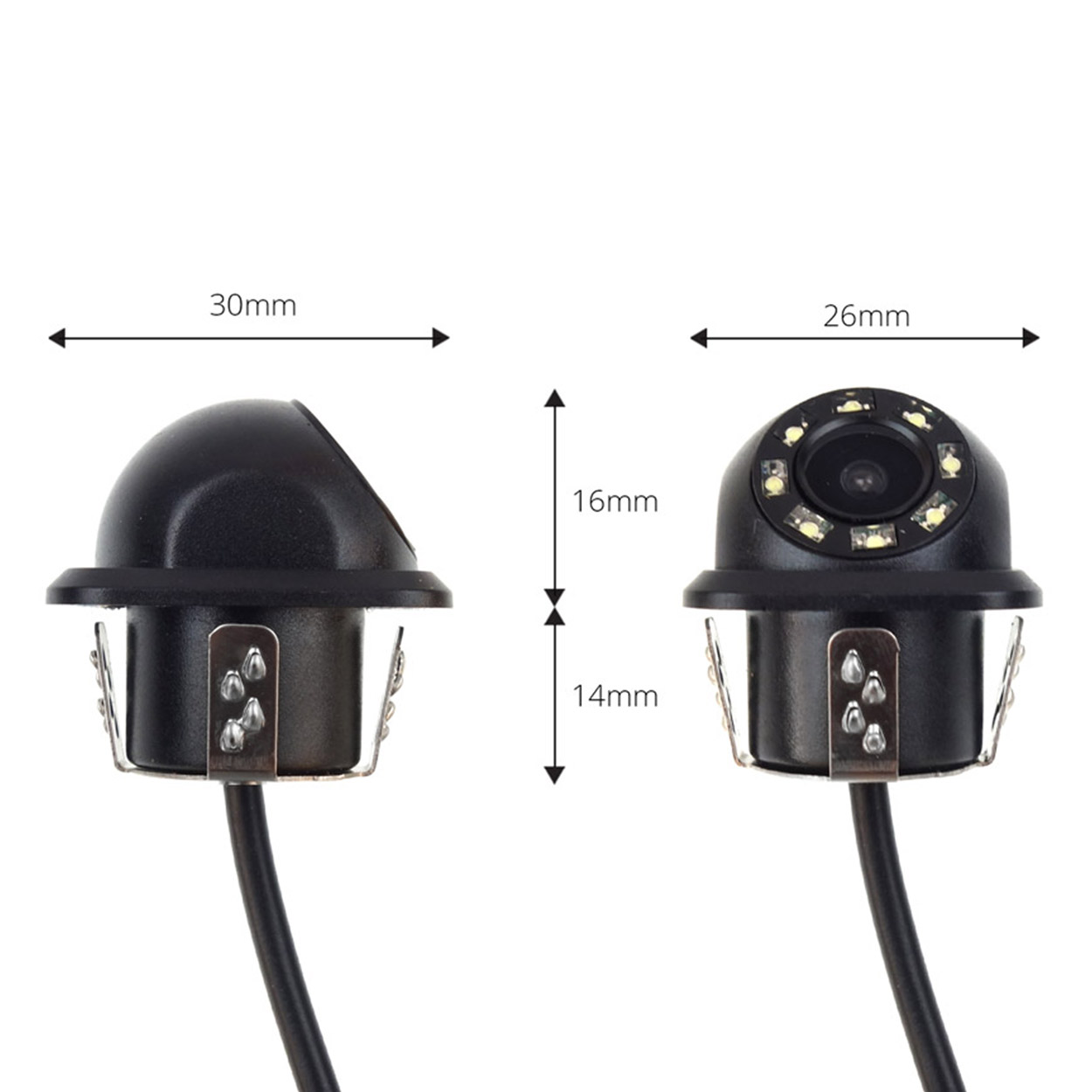 Atpakaļskata kamera HD-305 LED "Nakts redzamība" 18 mm AMIO-02165 Atpakaļskata kamera HD-305 LED "Nakts redzamība" 18 mm AMIO-02165 - Image 4