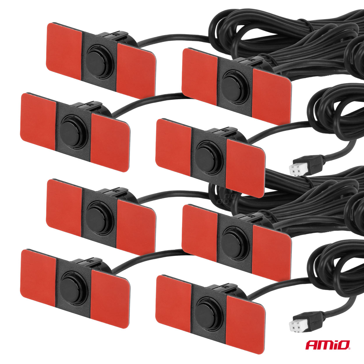 Parkošanās palīgsistēmas LED 8 sensors, melns, iekšējais stiprinājums, 16,5 mm AMIO-02256 Parkošanās palīgsistēmas LED 8 sensors, melns, iekšējais stiprinājums, 16,5 mm AMIO-02256 - Image 4