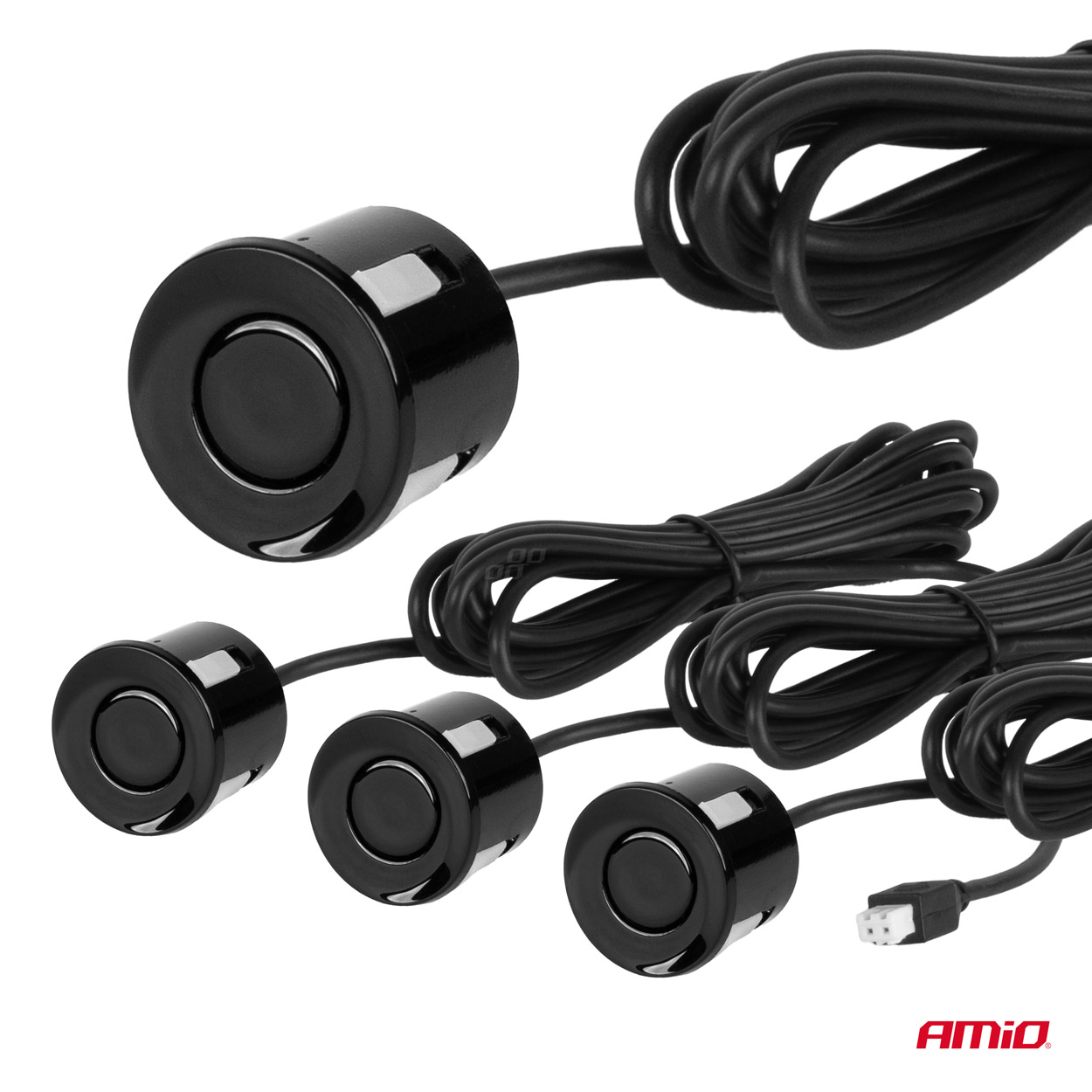 Parkošanās palīgsistēma MAX LED ar 4 sensoriem, melna AMIO-02287 Parkošanās palīgsistēma MAX LED ar 4 sensoriem, melna AMIO-02287 - Image 4