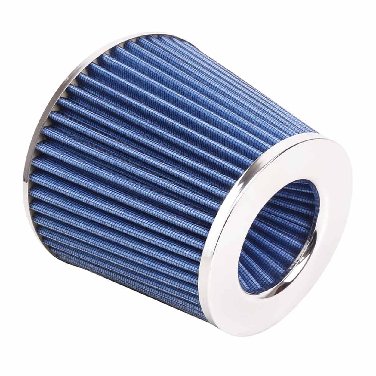 Automašīnas gaisa koniskais filtrs, zils, universāls, 3 stiprinājuma adapteri AMIO-02458 Automašīnas gaisa koniskais filtrs, zils, universāls, 3 stiprinājuma adapteri AMIO-02458 - Image 3