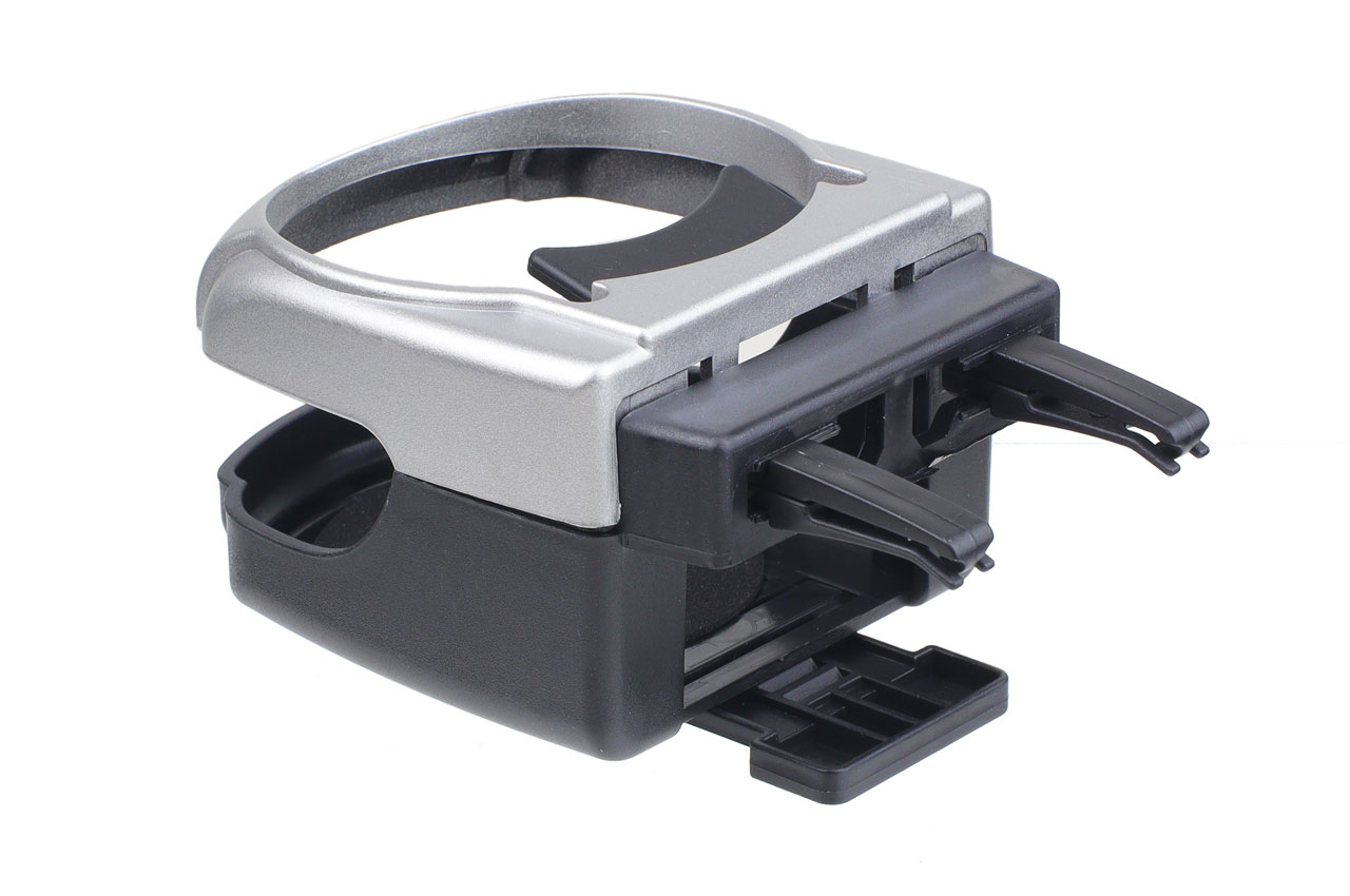 Ventilācijas atveres stiprinājumam paredzēts universāls dzērienu turētājs ar sudraba krāsu DH-04 AMIO-02494 Ventilācijas atveres stiprinājumam paredzēts universāls dzērienu turētājs ar sudraba krāsu DH-04 AMIO-02494 - Image 2