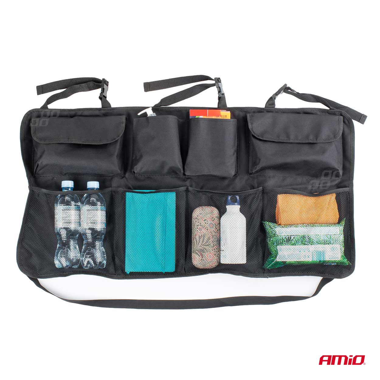 Bagāžas nodalījuma organizators aizmugurējam sēdeklim, piekarams, 89x46cm AMIO-02838 Bagāžas nodalījuma organizators aizmugurējam sēdeklim, piekarams, 89x46cm AMIO-02838 - Image 2