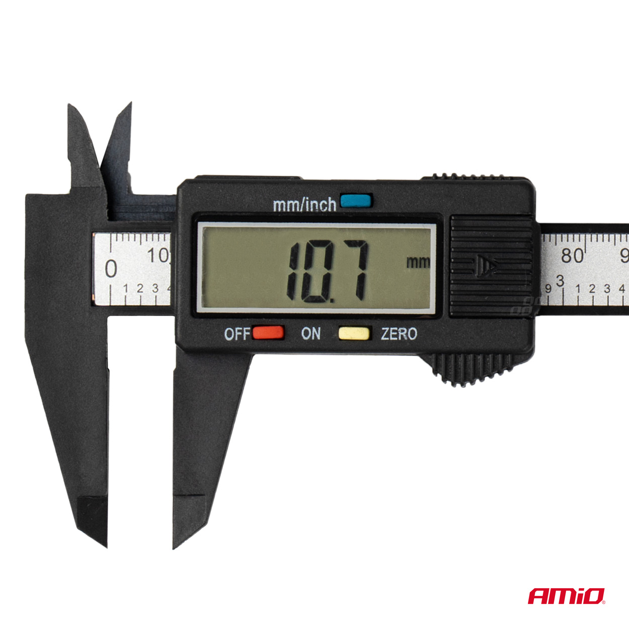 Digitālais bīdmērs 0–150 mm (plastmasas) AMIO-03102 Digitālais bīdmērs 0–150 mm (plastmasas) AMIO-03102 - Image 2