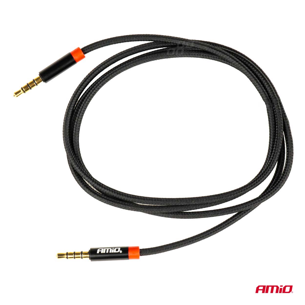 AUX kabelis mini ligzda-ligzda 3,5 mm 100 cm AMIO-03269 AUX kabelis mini ligzda-ligzda 3,5 mm 100 cm AMIO-03269 - Image 2