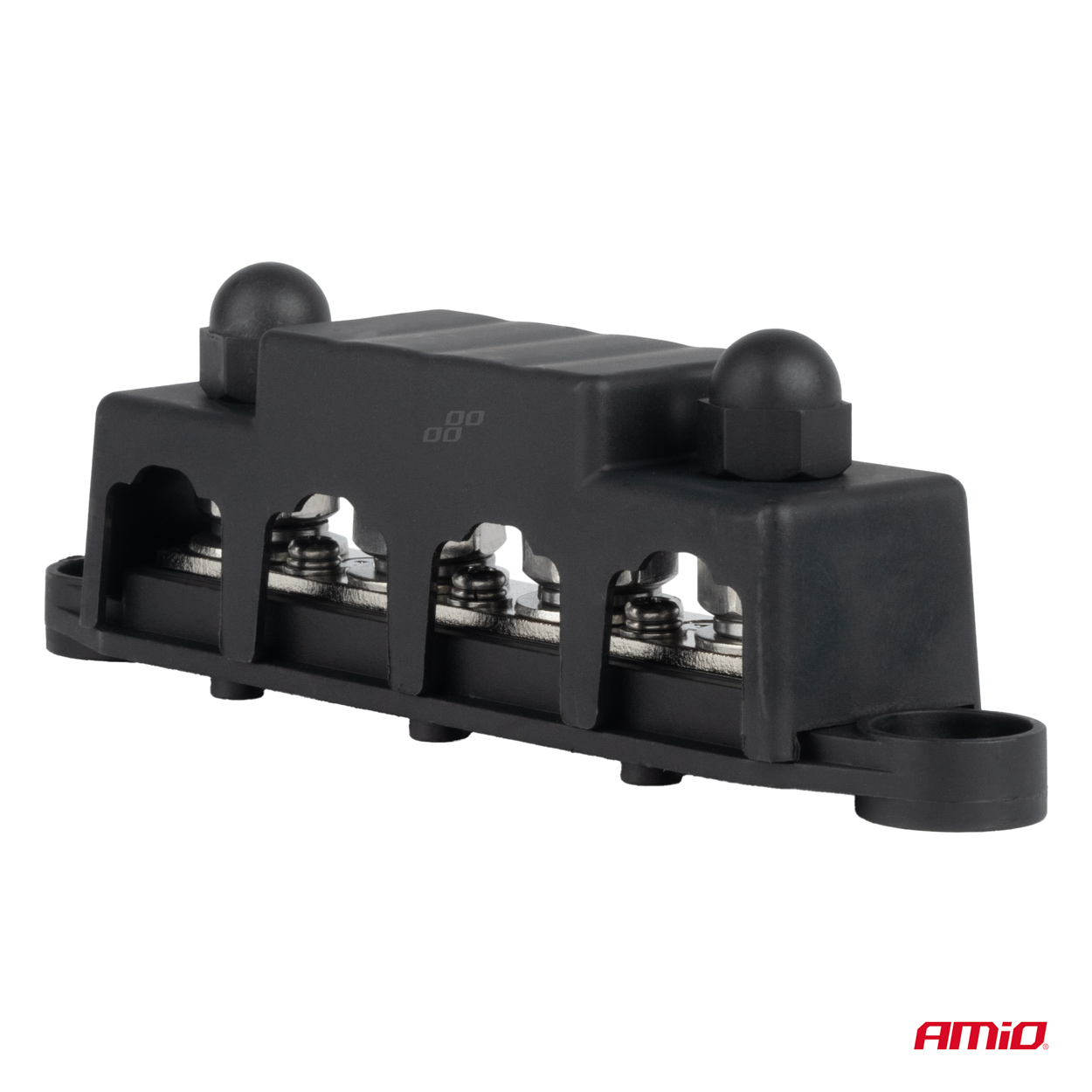 M10 12V - 48V 250A minusa kopnes stieņa zemējuma sadales bloks AMIO-03811 M10 12V - 48V 250A minusa kopnes stieņa zemējuma sadales bloks AMIO-03811 - Image 2