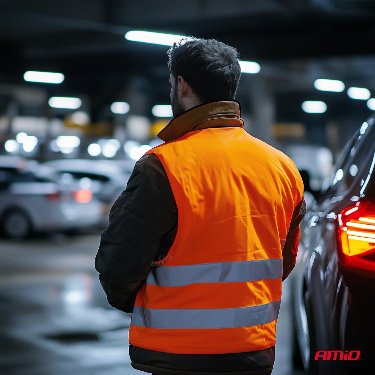 Drošības veste oranža ar sertifikātu XXL AMIO-03985 Drošības veste oranža ar sertifikātu XXL AMIO-03985 - Image 2