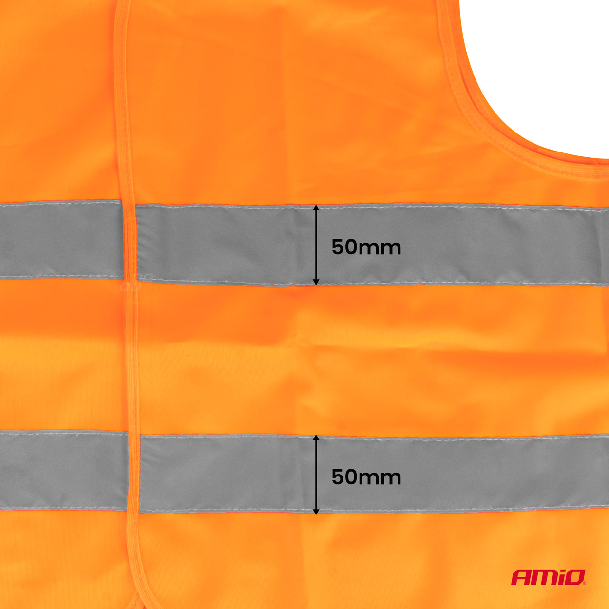 Drošības veste oranža ar sertifikātu XXL AMIO-03985 Drošības veste oranža ar sertifikātu XXL AMIO-03985 - Image 7