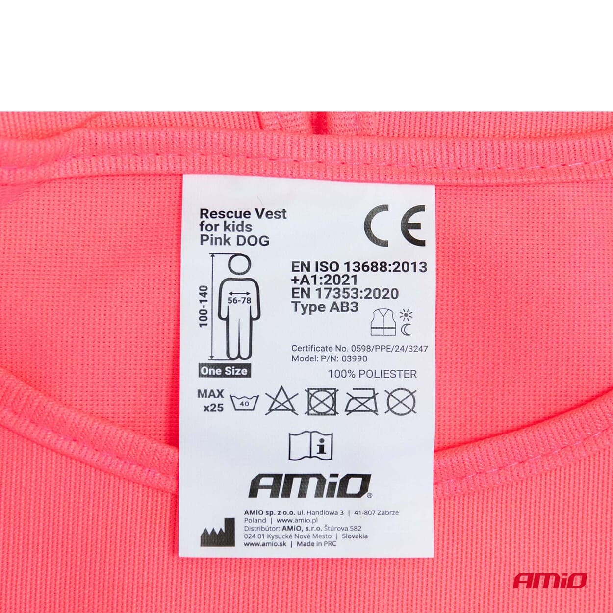 Glābšanas veste bērniem rozā SUNS AMIO-03990 Glābšanas veste bērniem rozā SUNS AMIO-03990 - Image 3