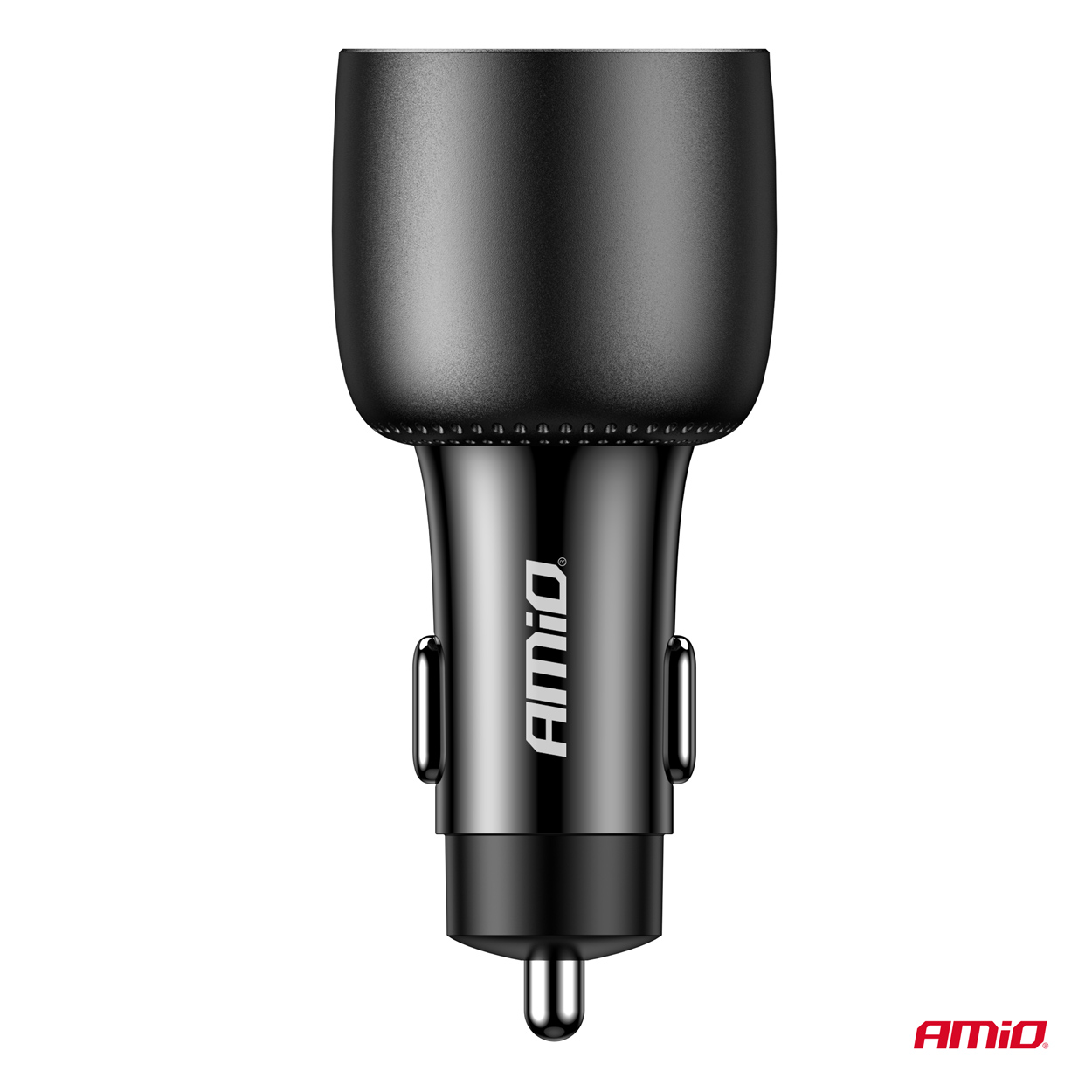 Automašīnas lādētājs 2x USB C porti + USB A ports 12/24V 100W AMIO-04371 Automašīnas lādētājs 2x USB C porti + USB A ports 12/24V 100W AMIO-04371 - Image 4