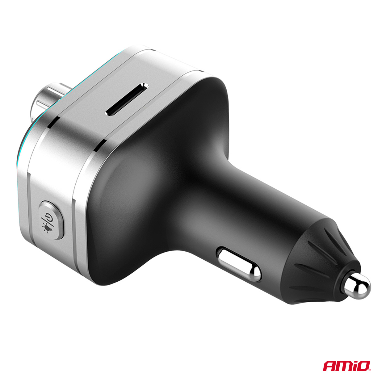 Automašīnas FM raidītājs 1×USB-C microSD 12V 24V AMIO-04652 Automašīnas FM raidītājs 1×USB-C microSD 12V 24V AMIO-04652 - Image 8