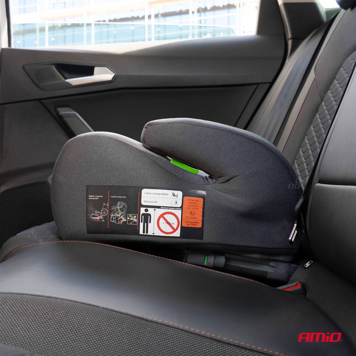 Autokrēsliņa pacēlājs ISOFIX ECE R129 I-Size 125-150cm AMIO-04660 Autokrēsliņa pacēlājs ISOFIX ECE R129 I-Size 125-150cm AMIO-04660 - Image 4