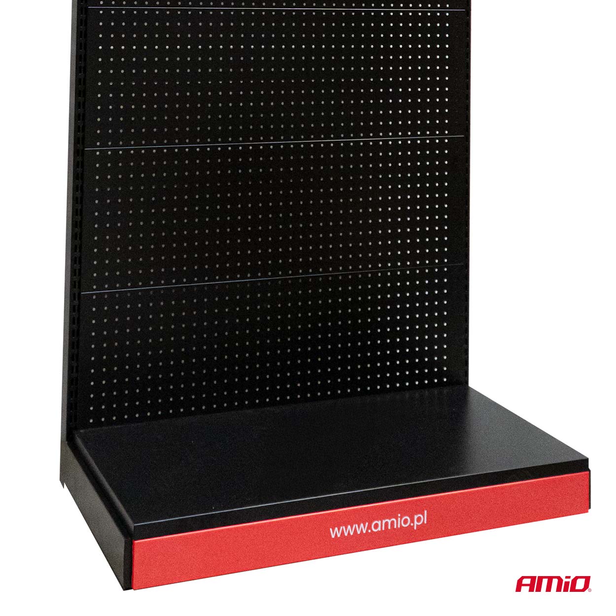 Tērauda displeja plaukts ar 20 atsevišķiem un 30 dubultiem āķiem AMIO-04776 Tērauda displeja plaukts ar 20 atsevišķiem un 30 dubultiem āķiem AMIO-04776 - Image 3