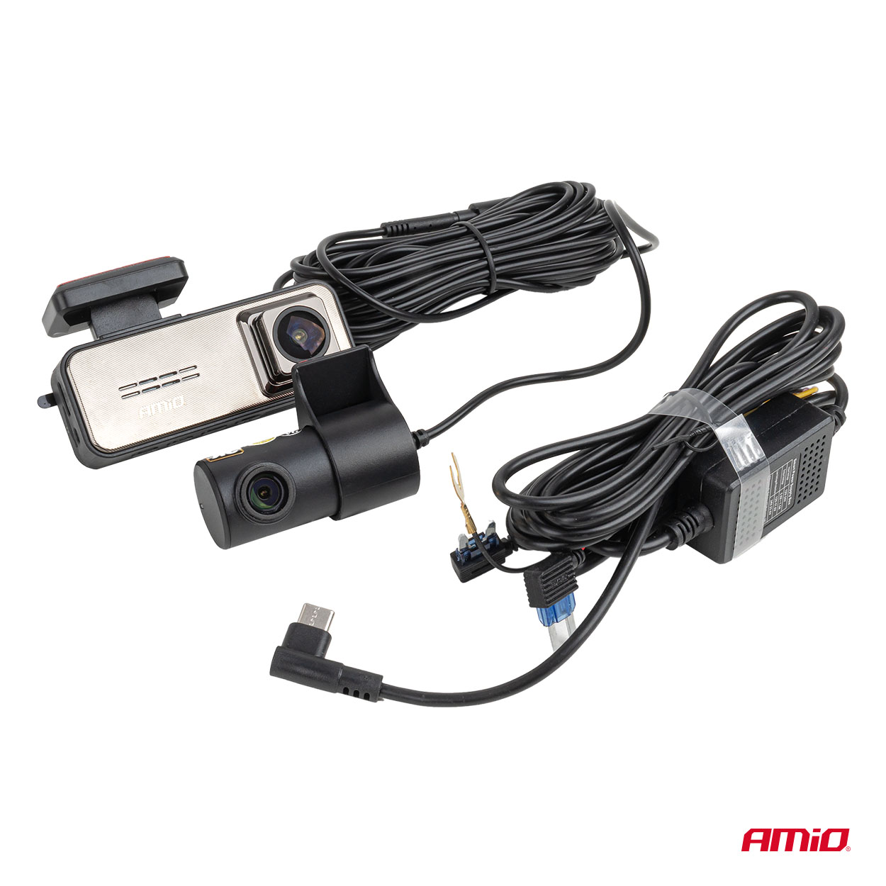 Priekšējā un aizmugurējā videoreģistrators 4K + 2K WLAN 512 GB WIFI UHD AMIO-04801 Priekšējā un aizmugurējā videoreģistrators 4K + 2K WLAN 512 GB WIFI UHD AMIO-04801 - Image 2