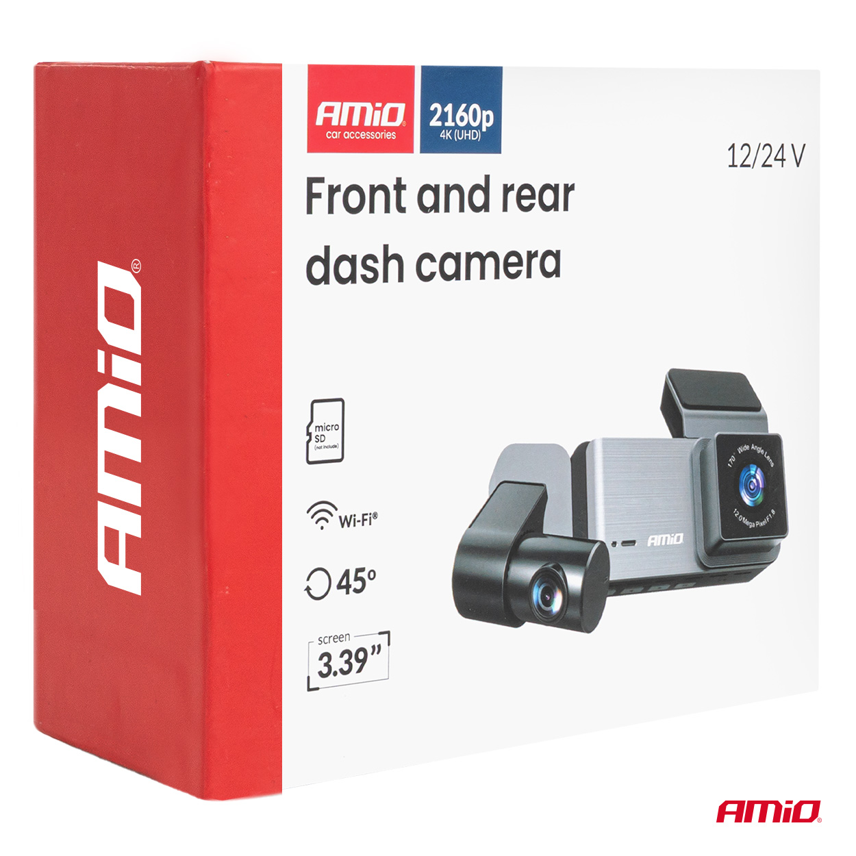 Priekšējā un aizmugurējā videoreģistrators 4K + 1K + 2K WLAN WIFI UHD 512 GB AMIO-04802 Priekšējā un aizmugurējā videoreģistrators 4K + 1K + 2K WLAN WIFI UHD 512 GB AMIO-04802 - Image 7