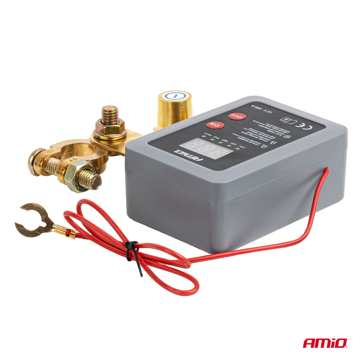 Tālvadības akumulatora atvienošanas slēdzis 12V 240A (BATT) AMIO-04832 Tālvadības akumulatora atvienošanas slēdzis 12V 240A (BATT) AMIO-04832 - Image 3