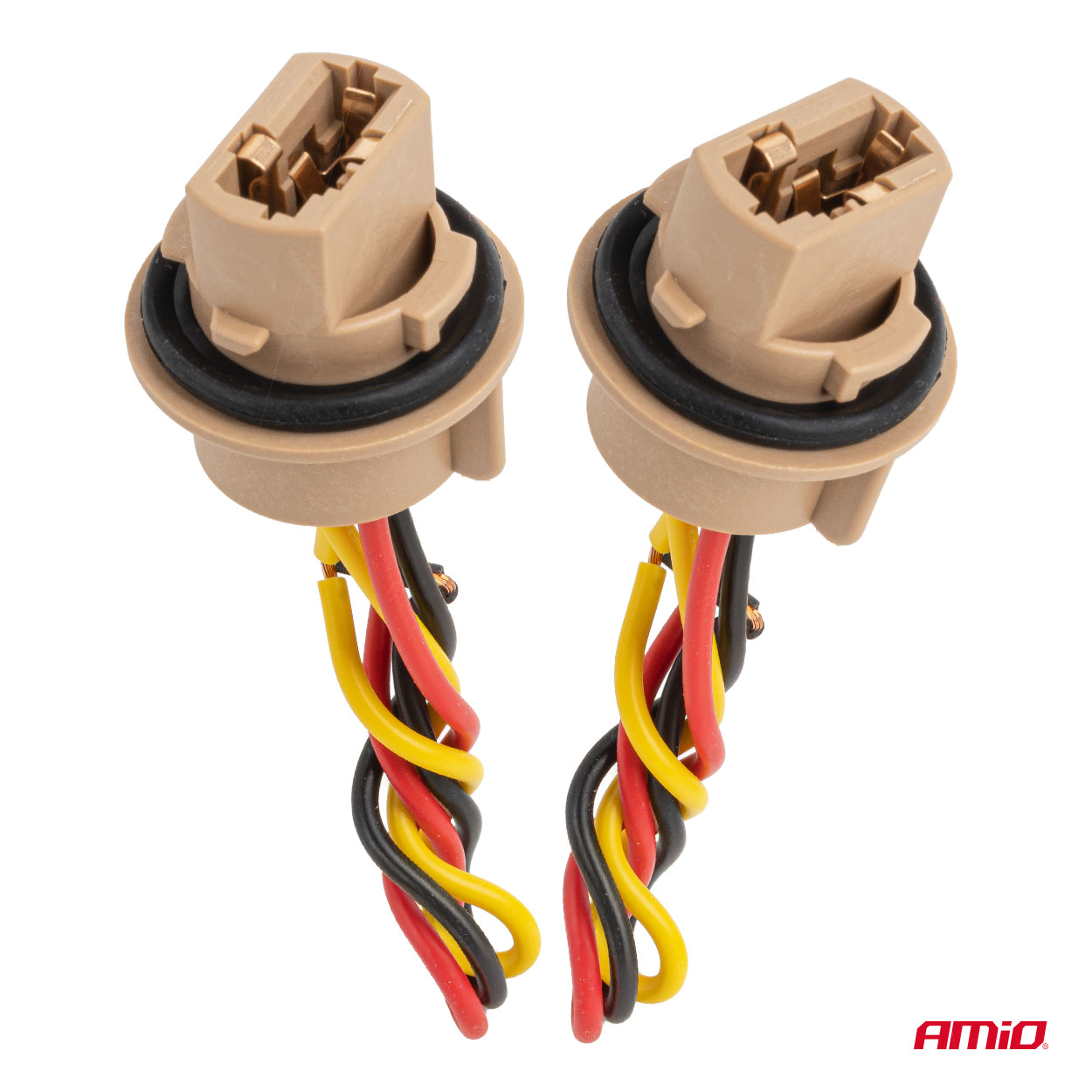 Spuldzes patrona T20 LED 12V W21/5W WY21/5W W3x16q 7443 2 gab. AMIO-04834 Spuldzes patrona T20 LED 12V W21/5W WY21/5W W3x16q 7443 2 gab. AMIO-04834 - Image 2