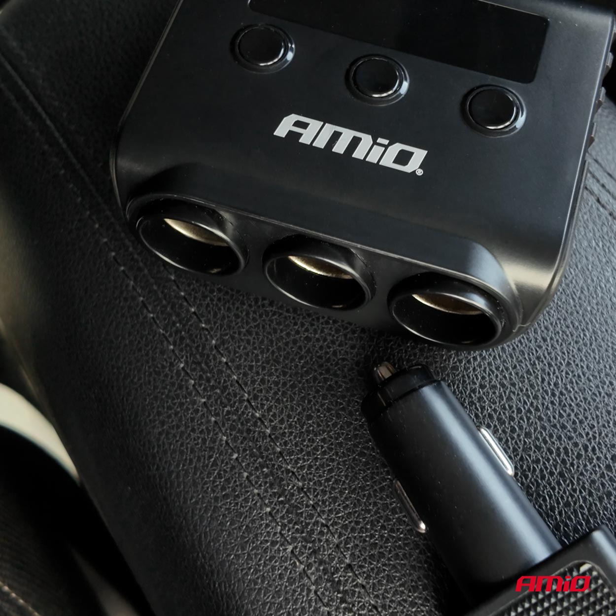 Pagarinātāja kontaktligzda ar lādētāju 4xUSB-A QC3.0 PD 3.0 180 W AMIO-04835 Pagarinātāja kontaktligzda ar lādētāju 4xUSB-A QC3.0 PD 3.0 180 W AMIO-04835 - Image 2