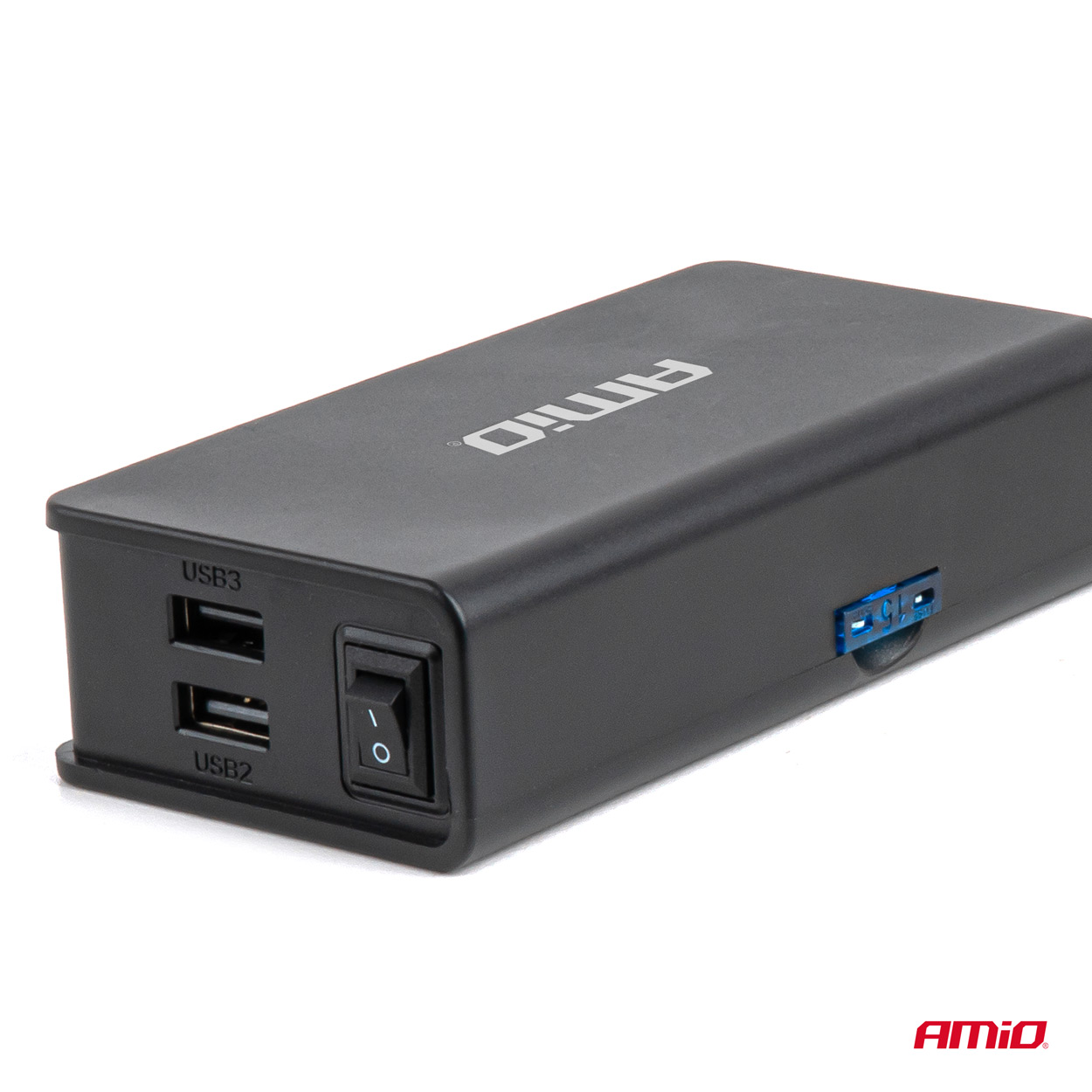 Pagarinātāja ligzda ar lādētāju 3xUSB-A USB-C QC 3.0 PD 3.0. 148W AMIO-04836 Pagarinātāja ligzda ar lādētāju 3xUSB-A USB-C QC 3.0 PD 3.0. 148W AMIO-04836 - Image 7